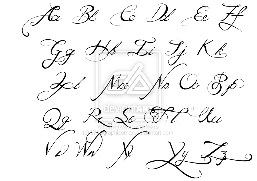 tattoo calligraphy font